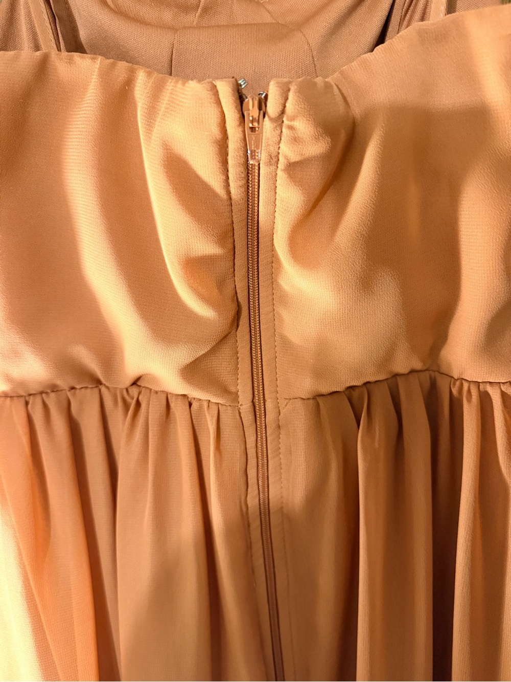 Spaghetti Strap Maxi Dress in Rust Orange - Picture 6 of 7